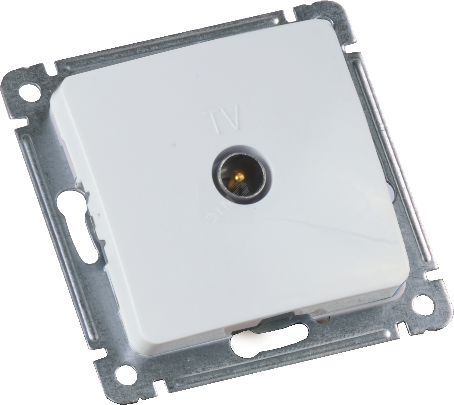 Изображение товара MASTER Розетка телевизионная оконечная скрытой установки, в рамку, белый (шт)