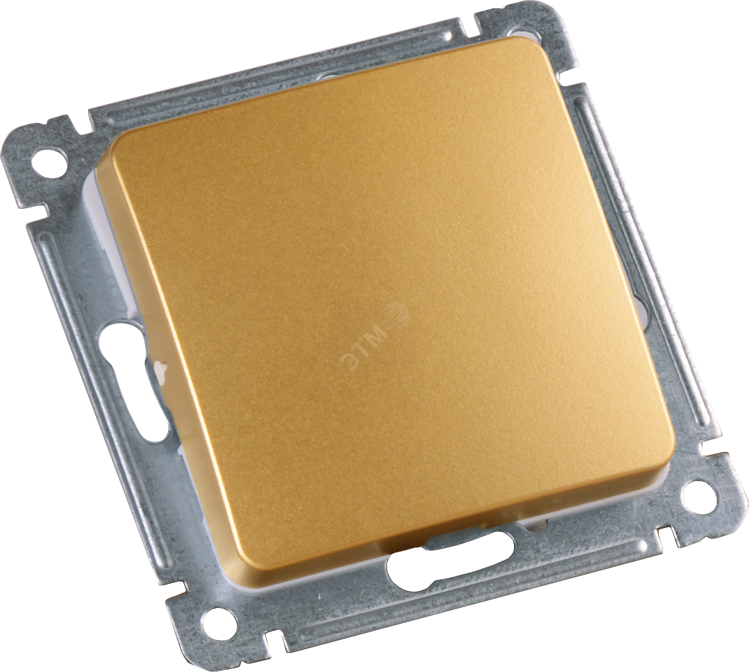 Изображение товара Одноклавишный выключатель скрытой установки серия Master золотой