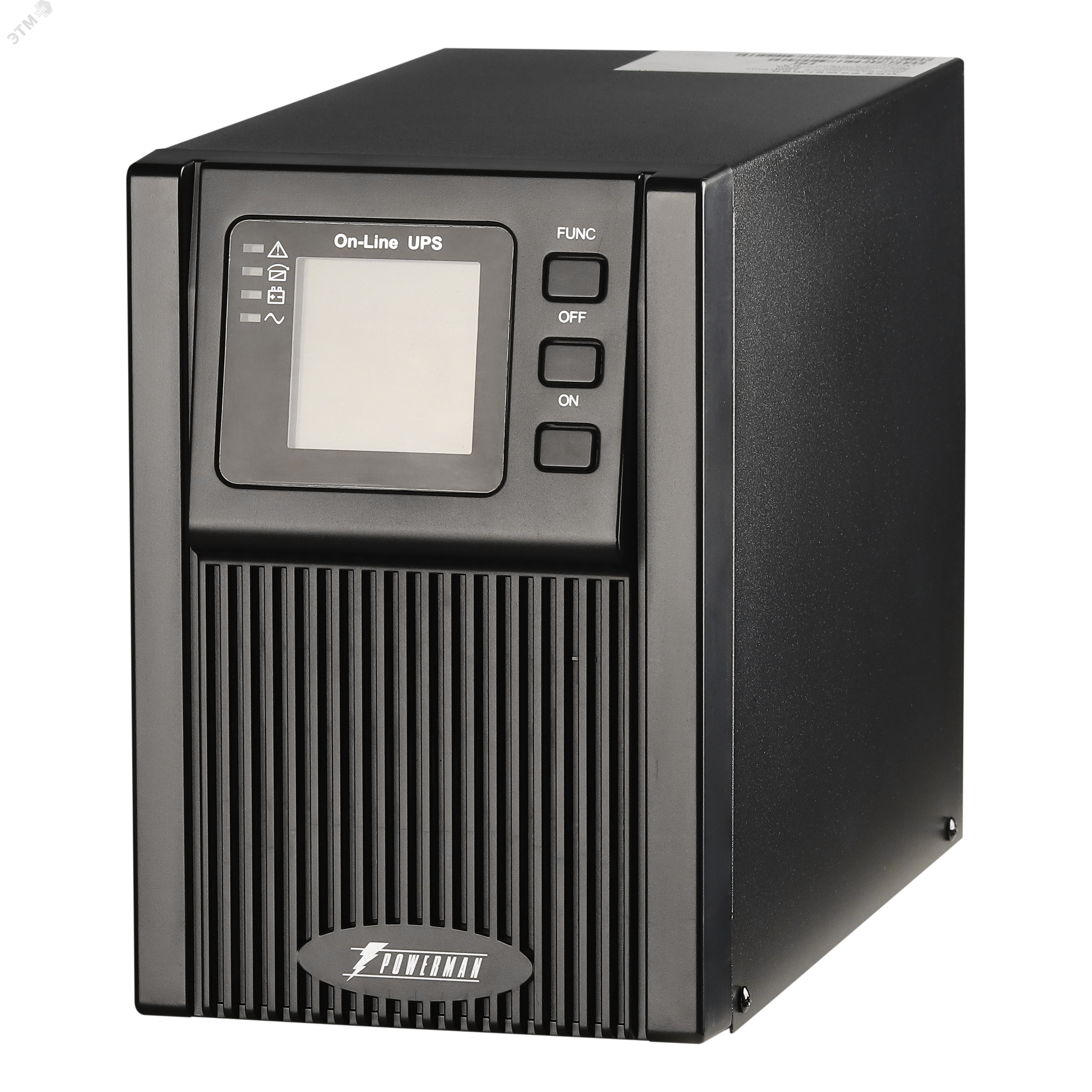 Изображение товара Источник бесперебойного питания Powerman Online 1000VA с АКБ USB RS-232 SNMP ЖК дисплей