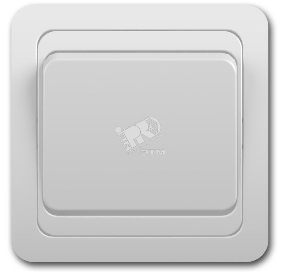 Изображение товара Выключатель одноклавишный CLASSIC 10А белый скрытого монтажа