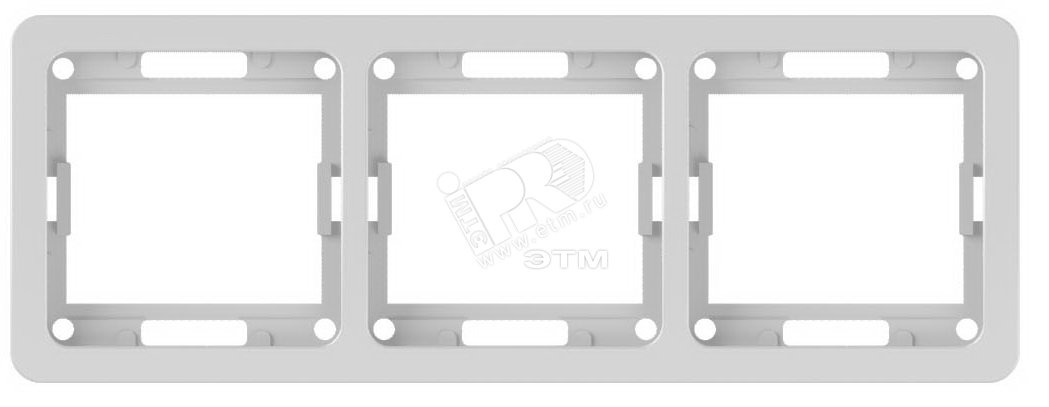 Изображение товара CLASSIC Рамка 3 поста горизонтальная бежевая (шт)