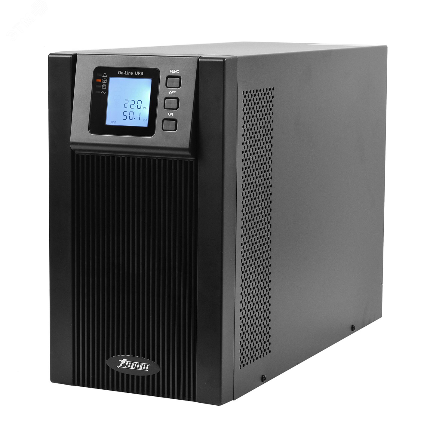 Изображение товара Источник бесперебойного питания Powerman Online 2000 VA/1800 W Tower с батареей 4×12В 9 Ач