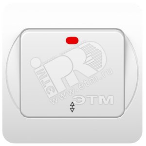 SUNNY Выключатель проходной 3п СП 10А с индикатором Powerman