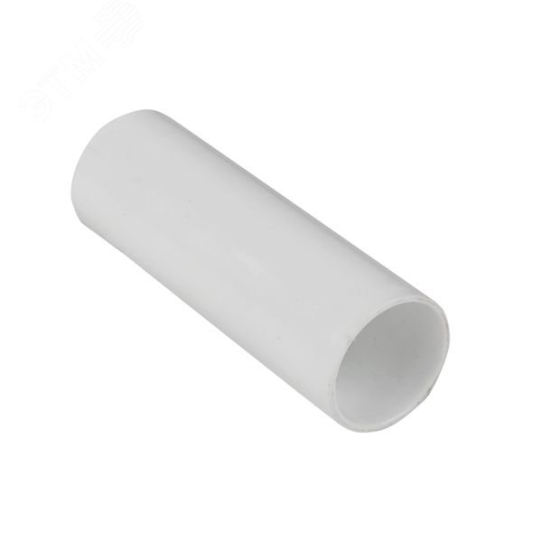 Изображение товара Муфта соединительная для трубы 16мм белая Plast (шт)