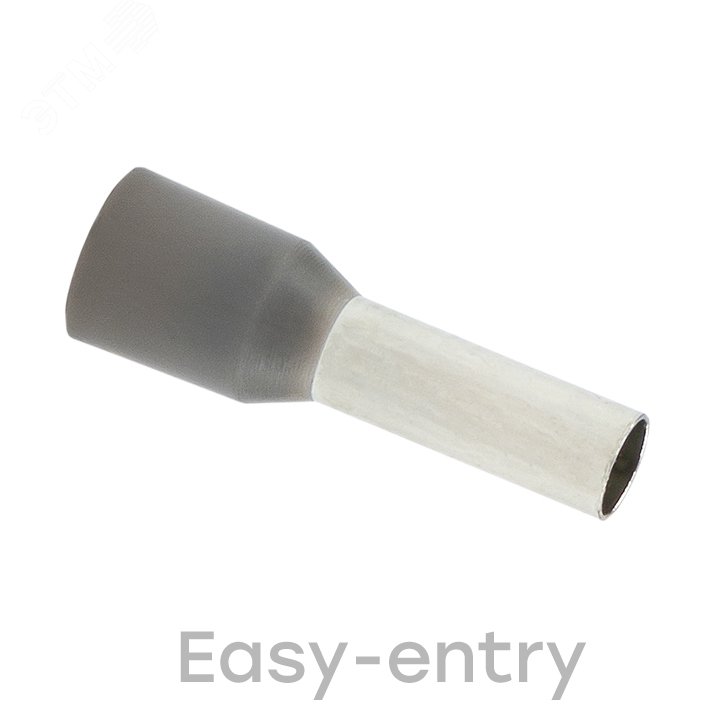 Изображение товара Наконечник втулочный НШвИ 4.0-9 (50 шт) серый EKF PROxima для многопроволочной проводки