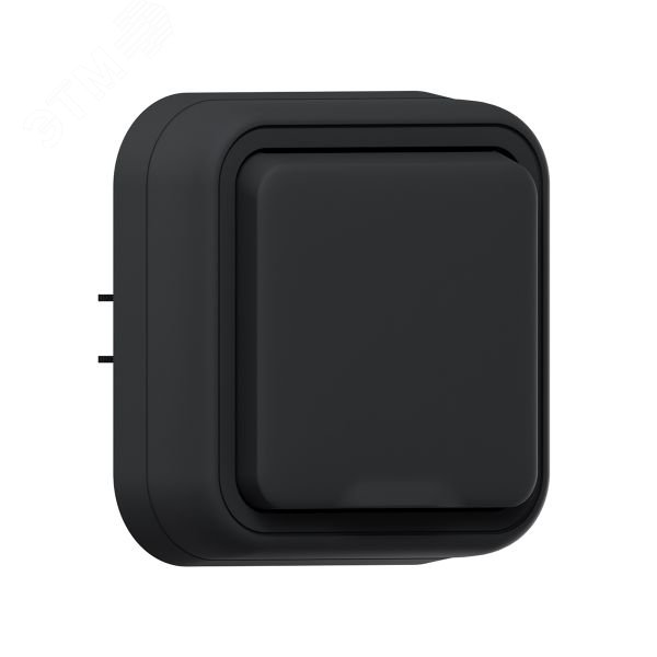 Изображение товара Розетка, одноместная, СП, винтовые клеммы антрацит, Бронто EKF (шт)