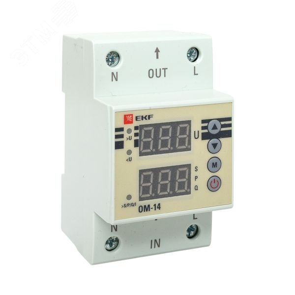 Изображение товара Ограничитель мощности ОМ-14 PROxima для защиты оборудования в однофазных сетях