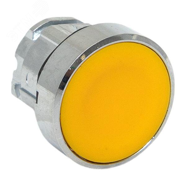 Изображение товара Исполнительный механизм кнопки XB4 желтый плоский возвратный без фиксации IP65