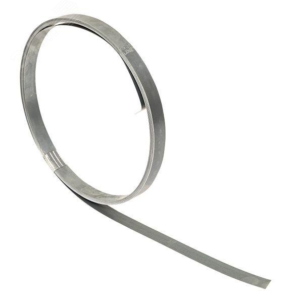 Изображение товара Полоса крепежная 0,5х15 мм Ц из оцинкованной стали для нагревательных кабелей