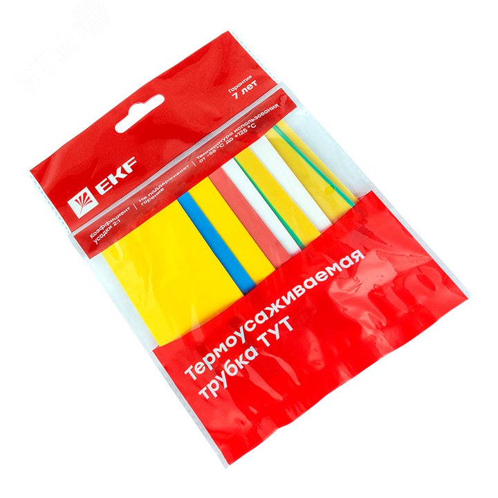 Трубка термоусаживаемая ТУТ нг 20/10 (7 цветов по 3шт) 100мм PROxima ...