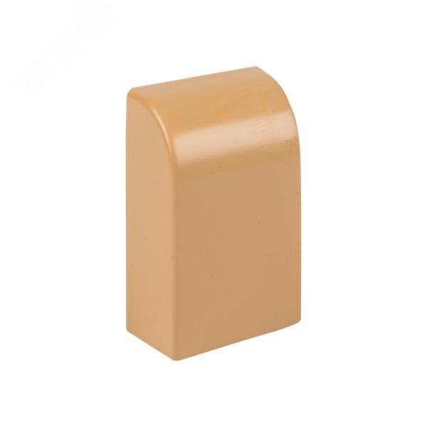 Изображение товара Заглушка торцевая 25х25 мм EKF комплект 4 шт под светлое дерево