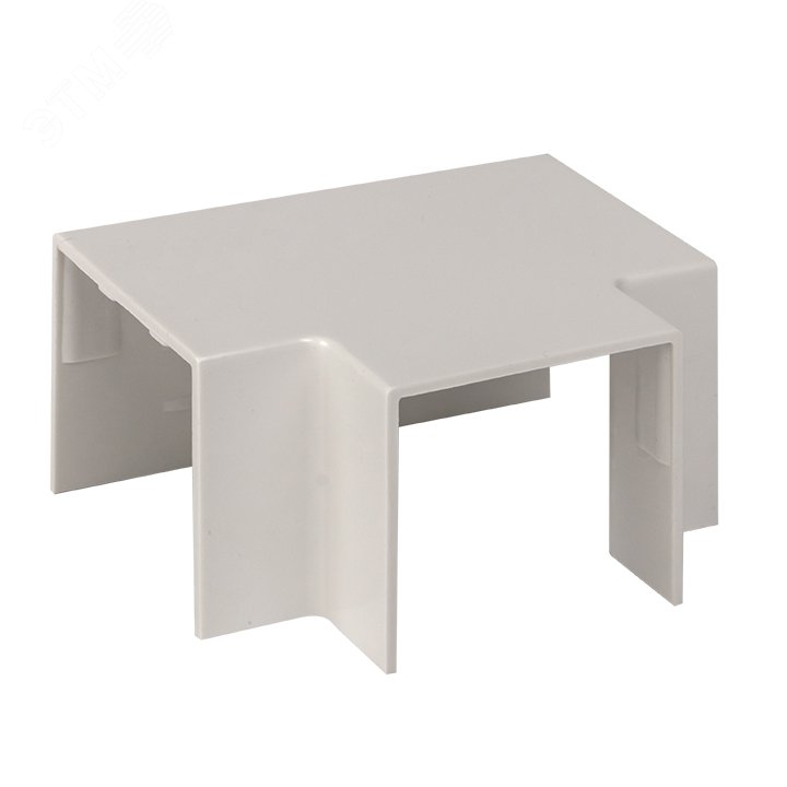 Изображение товара Угол T-образный 40х40 мм (4 шт) Plast EKF белый для кабельных каналов