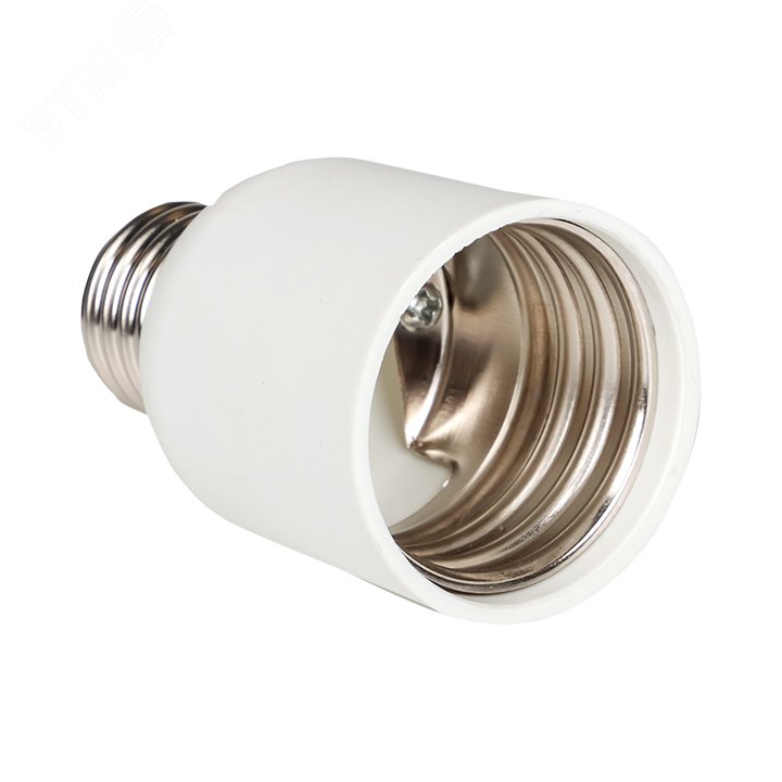 Изображение товара Переходник E27-E40 белый PROxima надежное соединение 220 В пластик