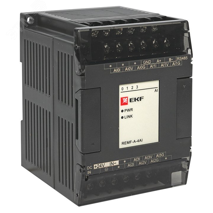 Модуль аналогового ввода REMF 4 PRO-Logic REMF-A-4AI EKF - превью