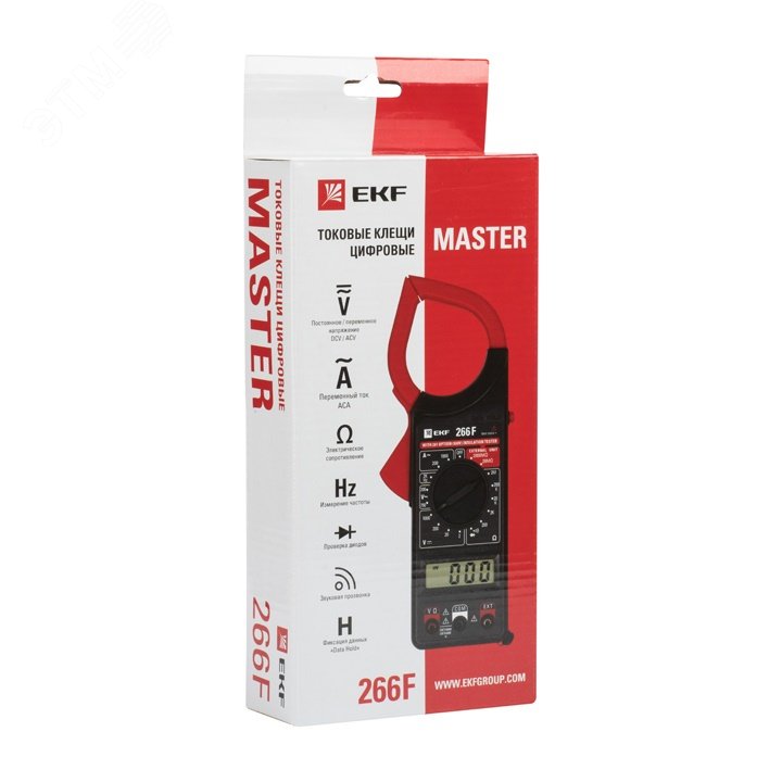Клещи цифровые токовые 266F Master In-180702-bc266F EKF - превью 3