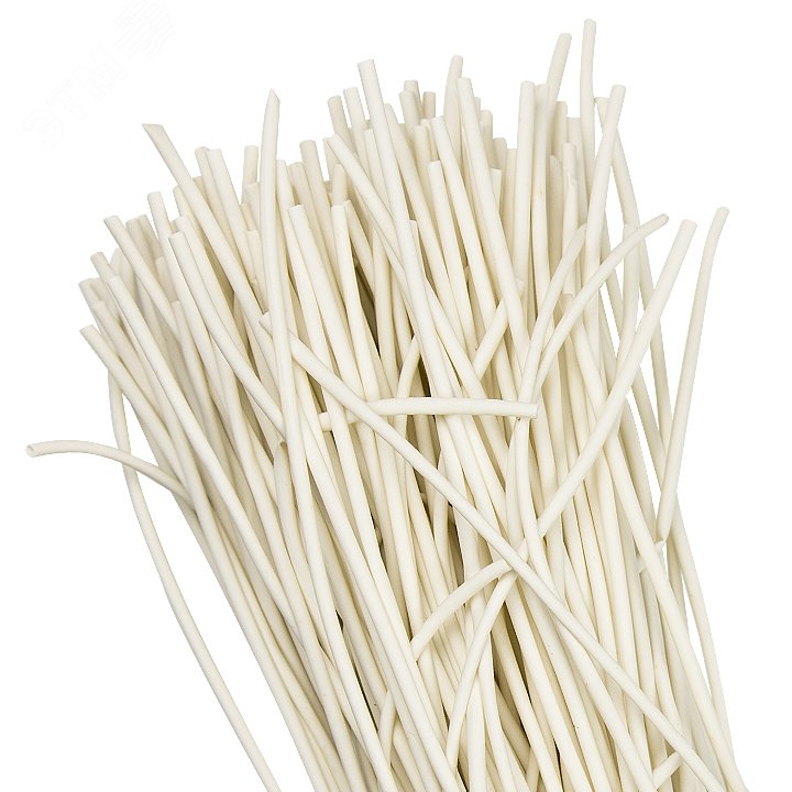 Трубка термоусаживаемая ТУТ нг 2/1 белая в отрезках по 1м PROxima ...