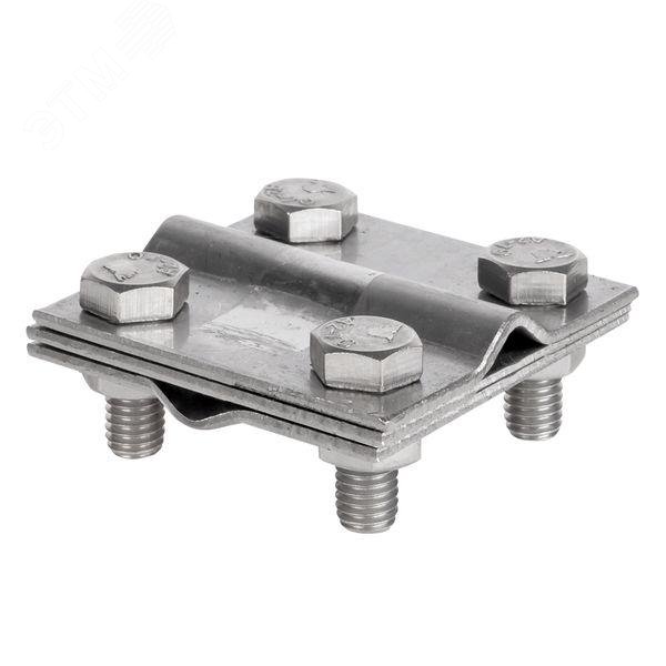 Изображение товара Зажим крестовидный прут-прут 3 пластины 57x57 мм Ni PROxima (шт)