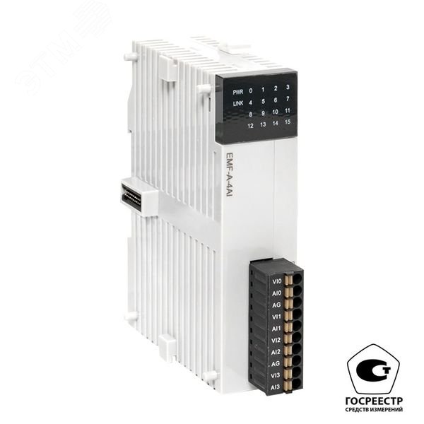 Изображение товара Модуль аналогового ввода EMF 4 PRO-Logic с поверкой EKF