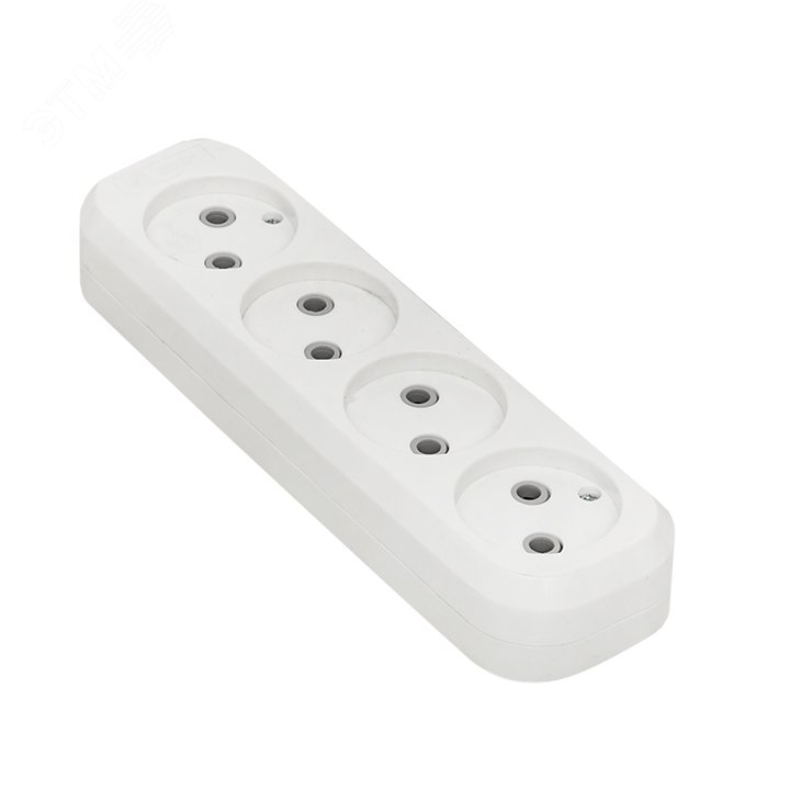 Изображение товара Колодка 4 гнезда без заземления 10А EKF серия Эксперт