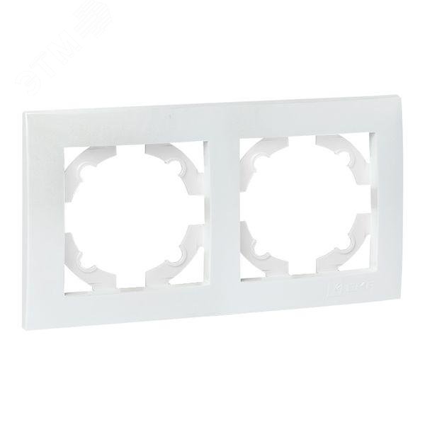 Изображение товара Валенсия Рамка 2-местная жемчуг (шт)