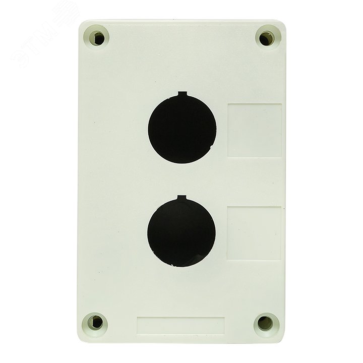 Корпус КП-102 на 2 кнопки белый cpb-102-w EKF - превью 2