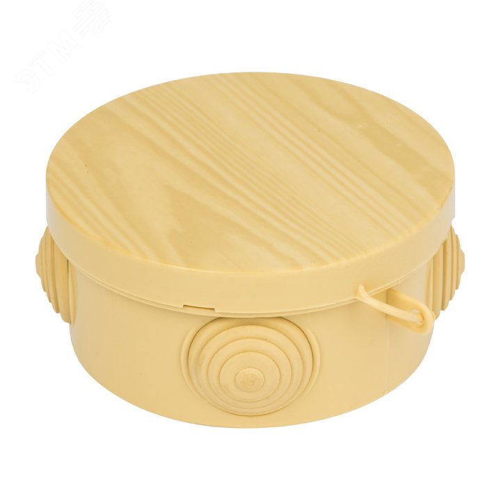 Изображение товара Коробка распаячая КМР 040 039 с крышкой 4 мембранных ввода светлое дерево IP54 EKF PROxima