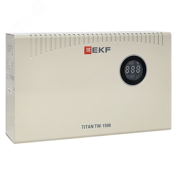 Изображение товара Стабилизатор напряжения симисторный TITAN -TW-1500 EKF (шт)