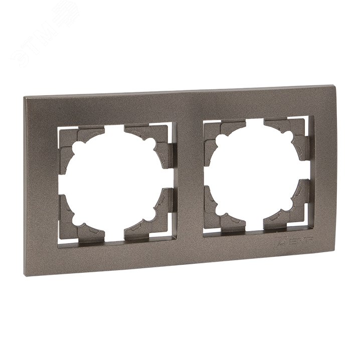 Изображение товара Валенсия Рамка 2-местная графит (шт)