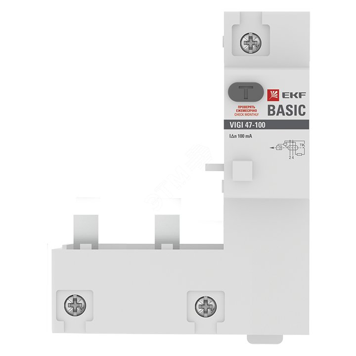 Изображение товара Блок дифференциальной защиты VIGI 47-100 2P 100А 100мА Basic для электросетей