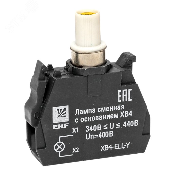 Изображение товара Лампа сменная c основанием XB4 желтая 400В PROxima (шт)