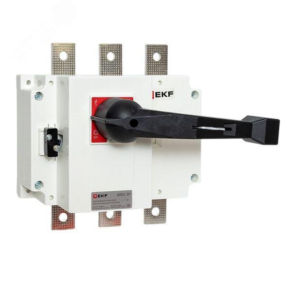 Изображение товара Рубильник-выключатель 400A 3P для прямой установки PowerSwitch EKF