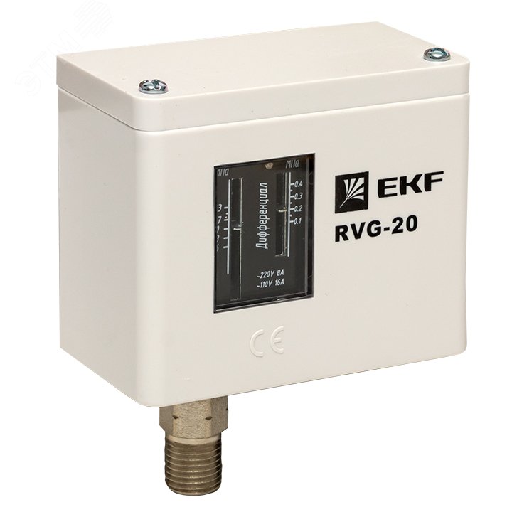 Реле избыточного давления (1,6 МПа) RVG-20-1,6 EKF - превью