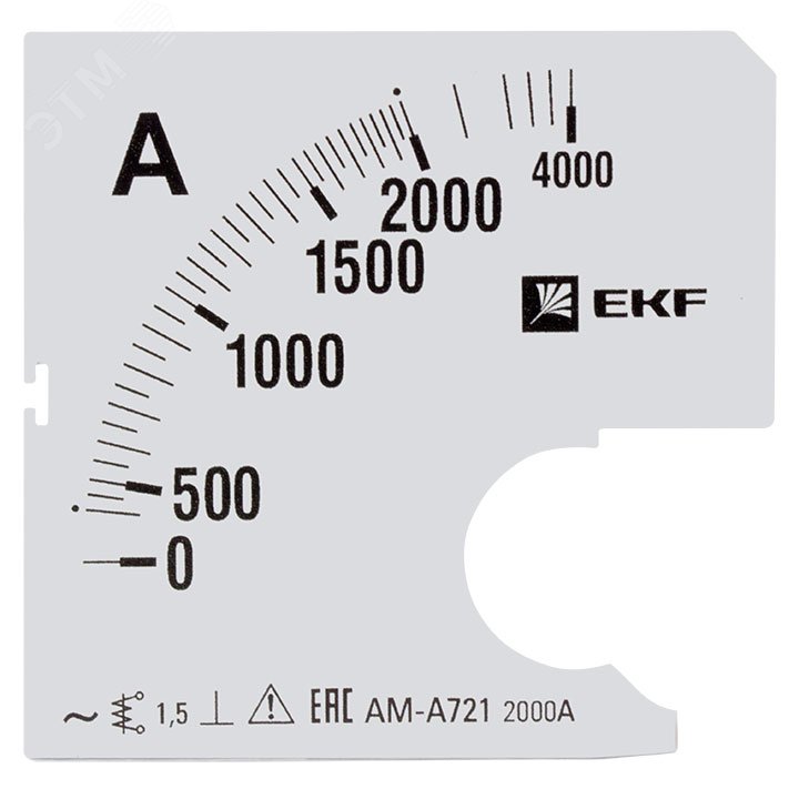 Шкала сменная для A721 2000/5А-1,5 PROxima s-a721-2000 EKF - превью 2