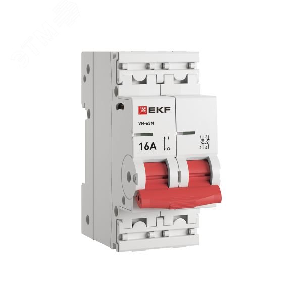 Изображение товара Выключатель нагрузки ВН-63N 2P 16А PROXIMA EKF для промышленности