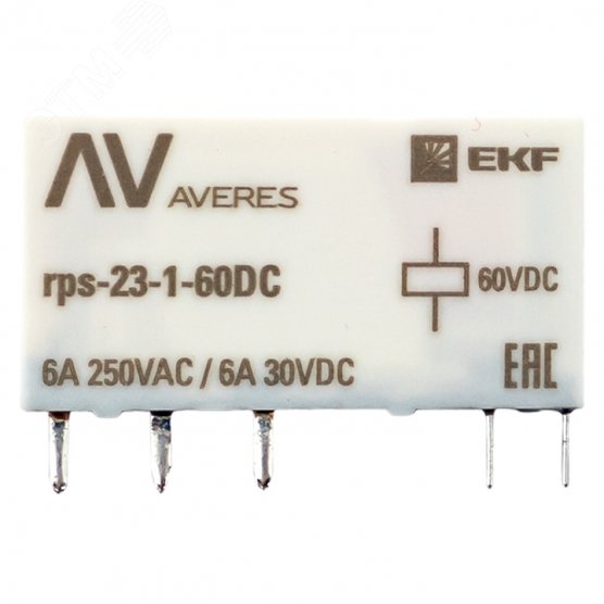 Изображение товара Реле промежуточное РП Slim 23/1 6A 60В DC для управления