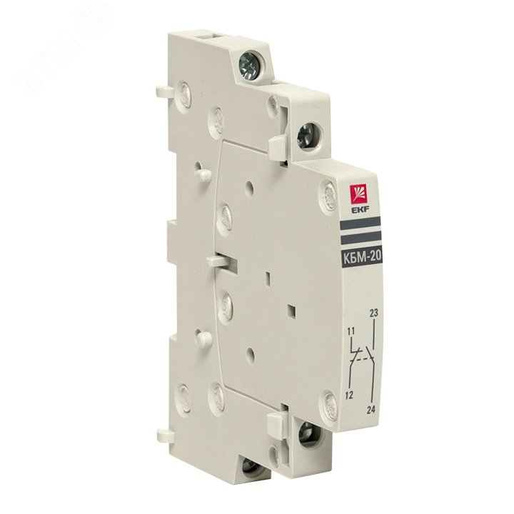 Изображение товара Контакт боковой дополнительный КБМ-20 2NO для модульных контакторов PROxima EKF