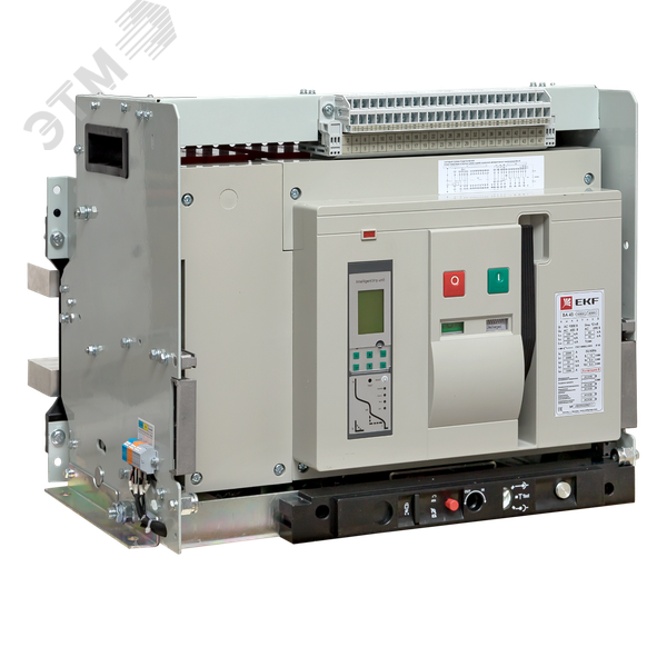 Изображение товара Выключатель воздушный автоматический ВА-45 4000/4000A 3P 100кА стационарный v2 EKF