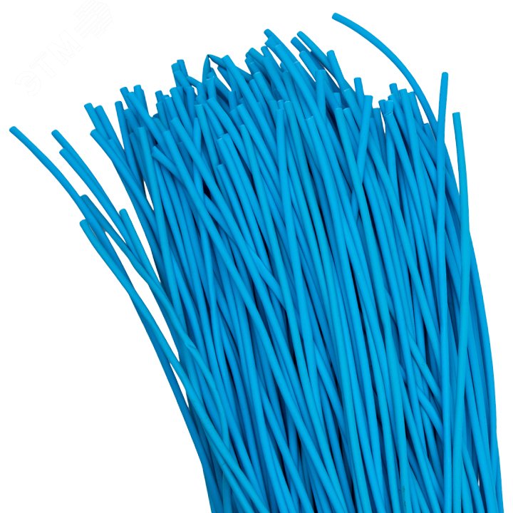 Трубка термоусаживаемая ТУТ нг 2/1 синяя в отрезках по 1м PROxima tut-2-g-1m EKF - превью 2