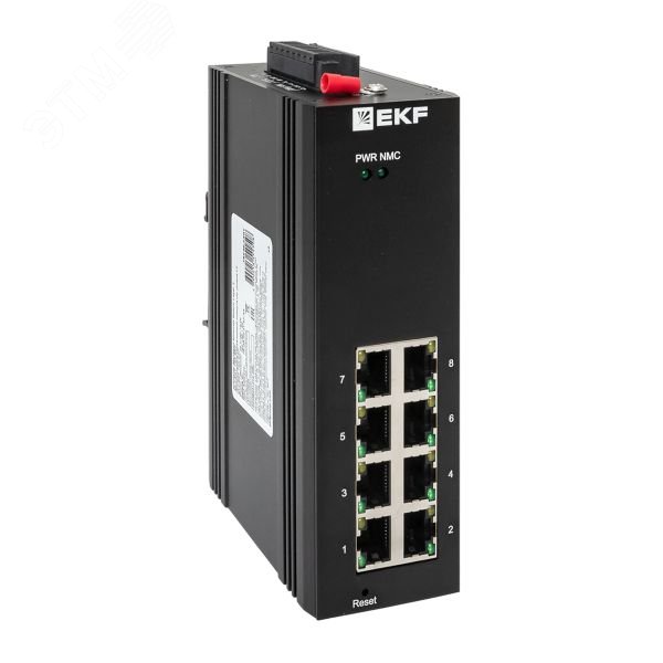 Изображение товара Коммутатор промышленный управляемый L2 ML2-8GT 8 портов Gigabit Ethernet Изображение товара Коммутатор промышленный управляемый L2 ML2-8GT 8 портов Gigabit Ethernet