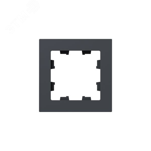 Изображение товара Рамка однопостовая графитовая EKF Эпика для механизма