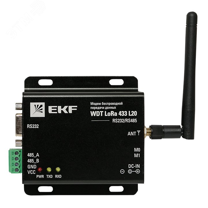 Модем беспроводной передачи данных WDT LoRa 433 L20 PROxima wdt-L433-20 EKF - превью 4