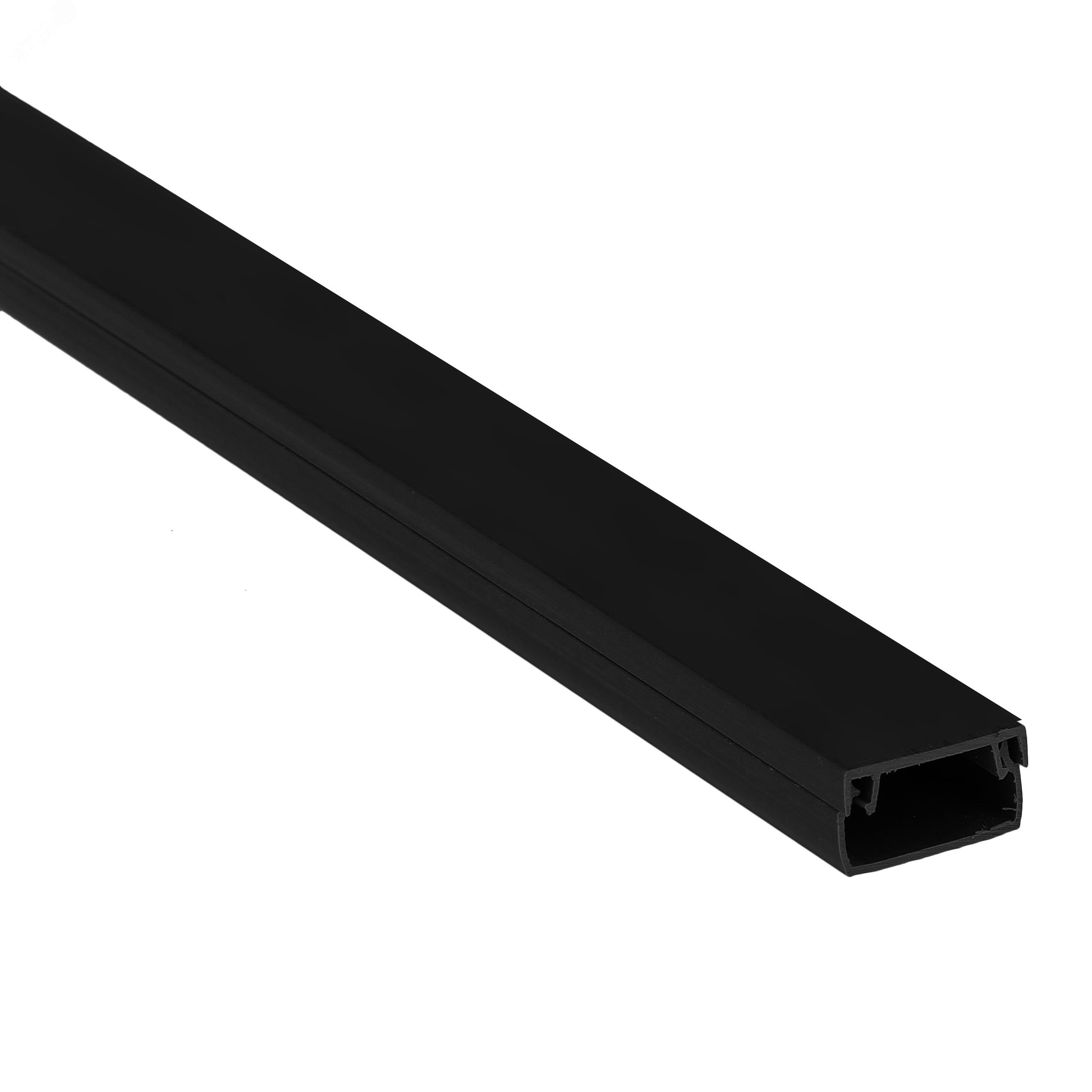Канал кабельный чёрный (100х60) (18м.) Plast kk-100-60b EKF
