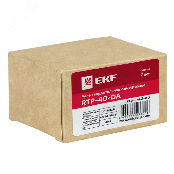 Реле твердотельное однофазное RTP-40-DA rtp-1-40-da EKF - превью 3