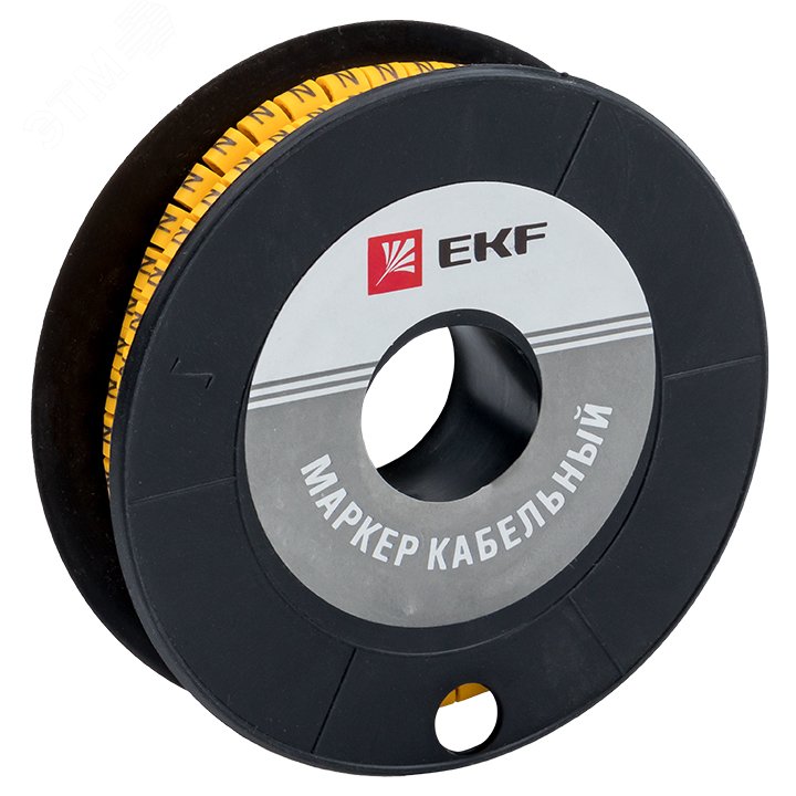 Кольцо маркировочное 0-1.5мм (N) КМ (1000шт) plc-KM-1.5-N EKF - превью