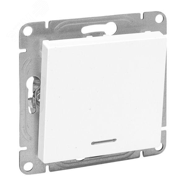 Изображение товара Эпика Механизм выключателя 1кл. с подсветкой белый EKF