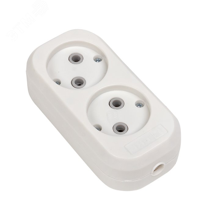 Изображение товара Колодка без заземления EKF серии Эксперт 2 гнезда 10А 220В