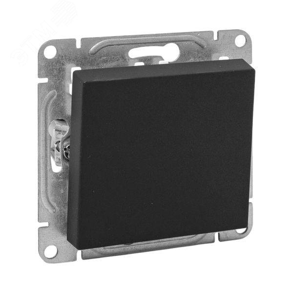 Изображение товара Эпика Механизм выключателя 1кл. кнопочный черный EKF скрытый монтаж