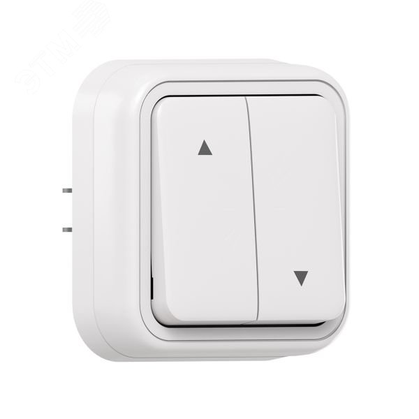 Изображение товара Выключатель, для жалюзи СП, винтовые клеммы белый, Бронто EKF (шт)