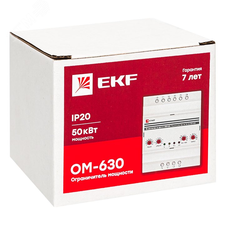 Ограничитель мощности 3-фазный ОМ-630 PROxima rel-pl-630 EKF - превью 2