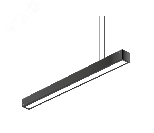 Изображение товара Светильник светодиодный линейный ДБО 1101 Опал 27Вт черный 4000К 600x60x55 IP40 LUMA (шт)